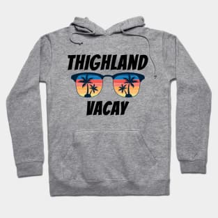 Retro Tourist Thighland Vacay Hoodie